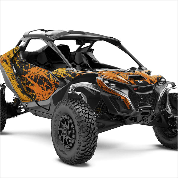 SHADED design stickers for Can-Am Maverick R