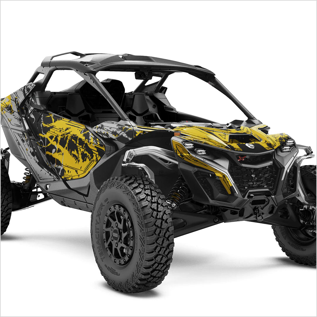 Autocollants design SHADED pour Can-Am Maverick R