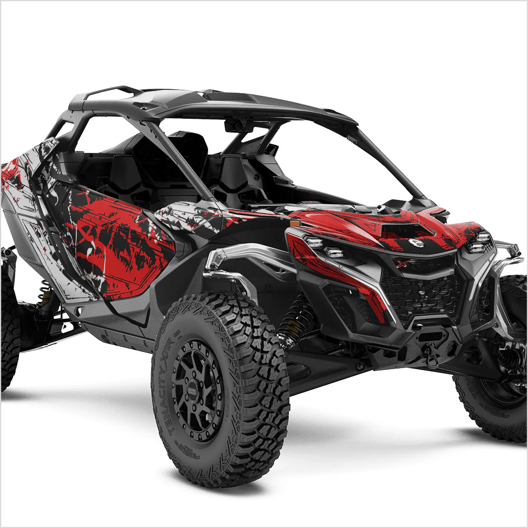 Autocollants design SHADED pour Can-Am Maverick R