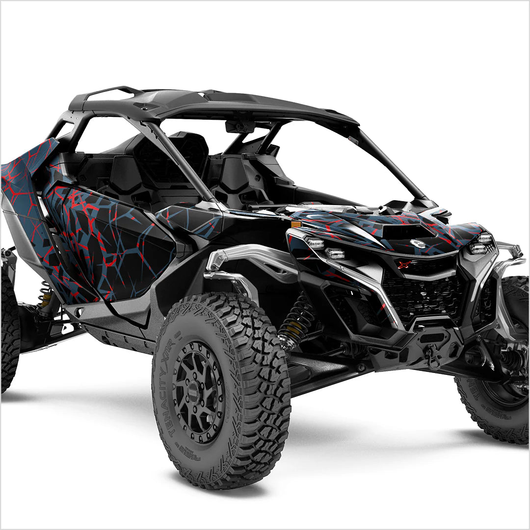 Adesivos de design de terremoto para Can-Am Maverick R