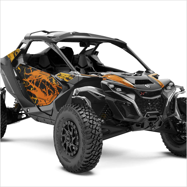 SHADED design stickers for Can-Am Maverick R