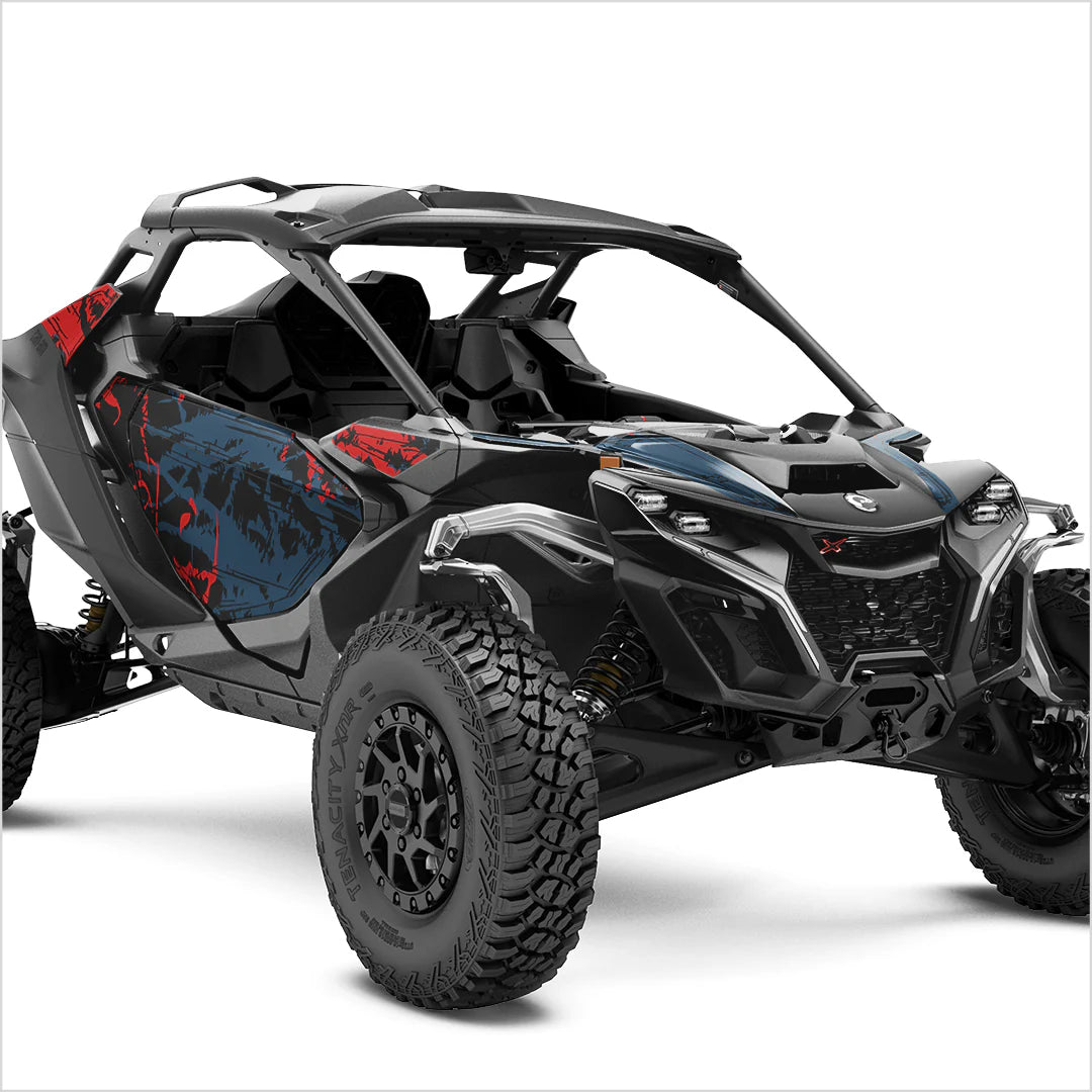 SHADED-ontwerpstickers voor Can-Am Maverick R