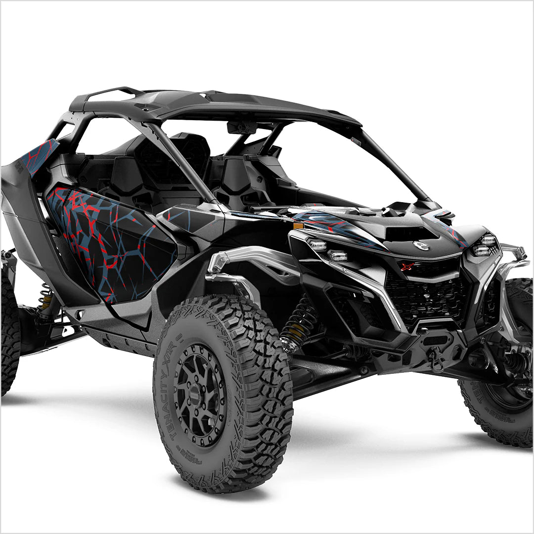 Adesivos de design de terremoto para Can-Am Maverick R