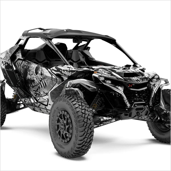 Дизайнерские наклейки SYMBIOTE для Can-Am Maverick R