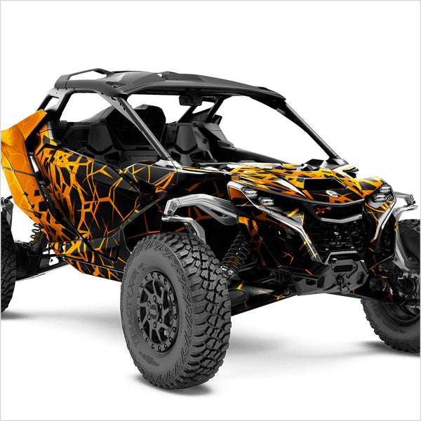 Autocolante de design QUAKE pentru Can-Am Maverick R