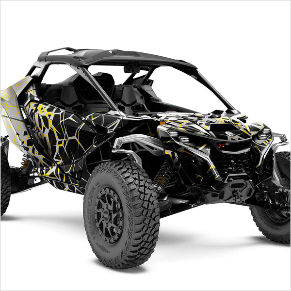 Naklejki projektowe QUAKE dla Can-Am Maverick R