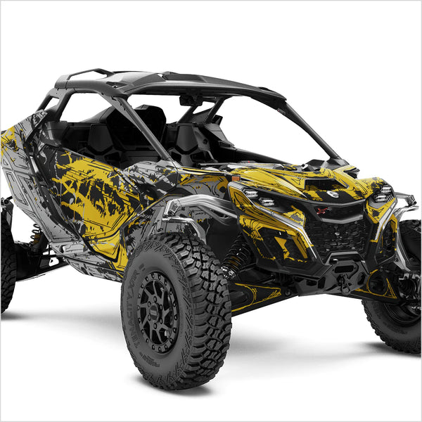 SHADED design stickers for Can-Am Maverick R