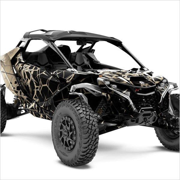 Autocollants design QUAKE pour Can-Am Maverick R