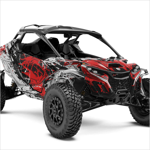 SHADED-ontwerpstickers voor Can-Am Maverick R