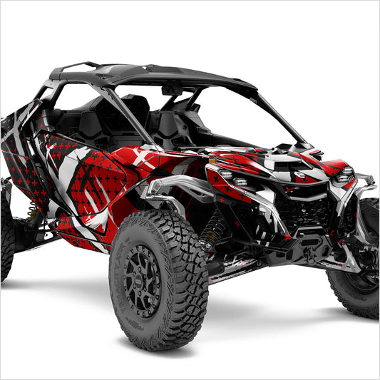 X Designaufkleber für Can-Am-Maverick R.