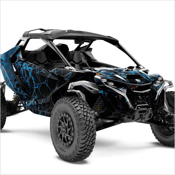 Autocolante de design de cutremur pentru Can-Am Maverick R