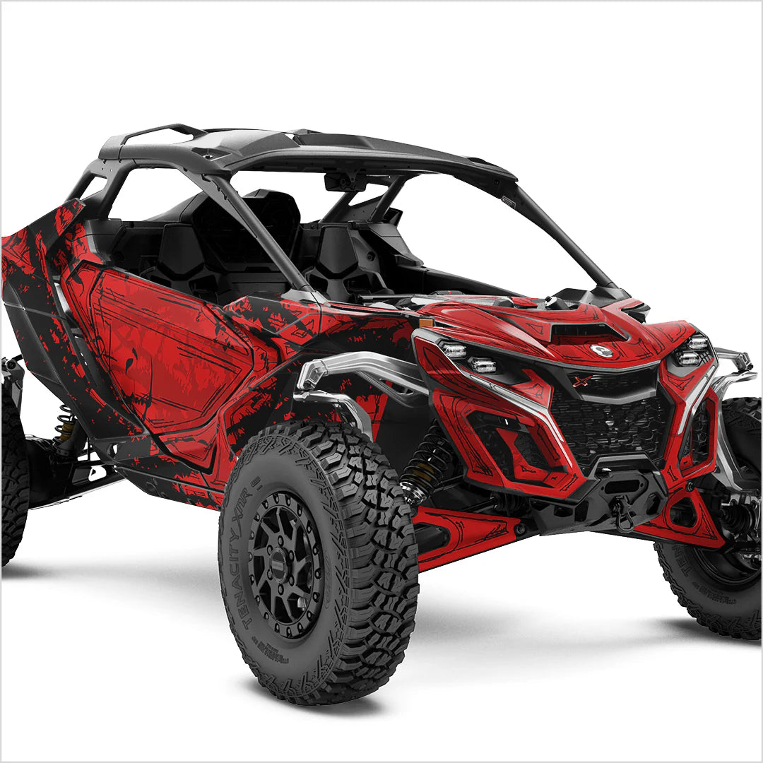 Adesivos de design SHADED para Can-Am Maverick R