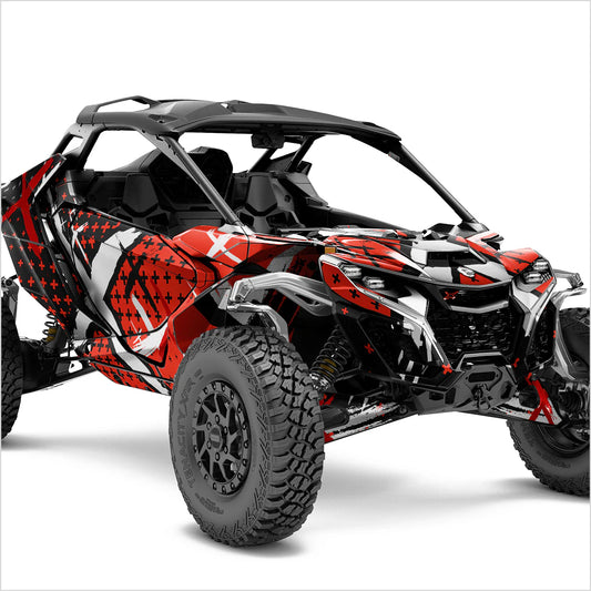X Designaufkleber für Can-Am-Maverick R.