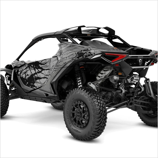 SHADED design stickers for Can-Am Maverick R