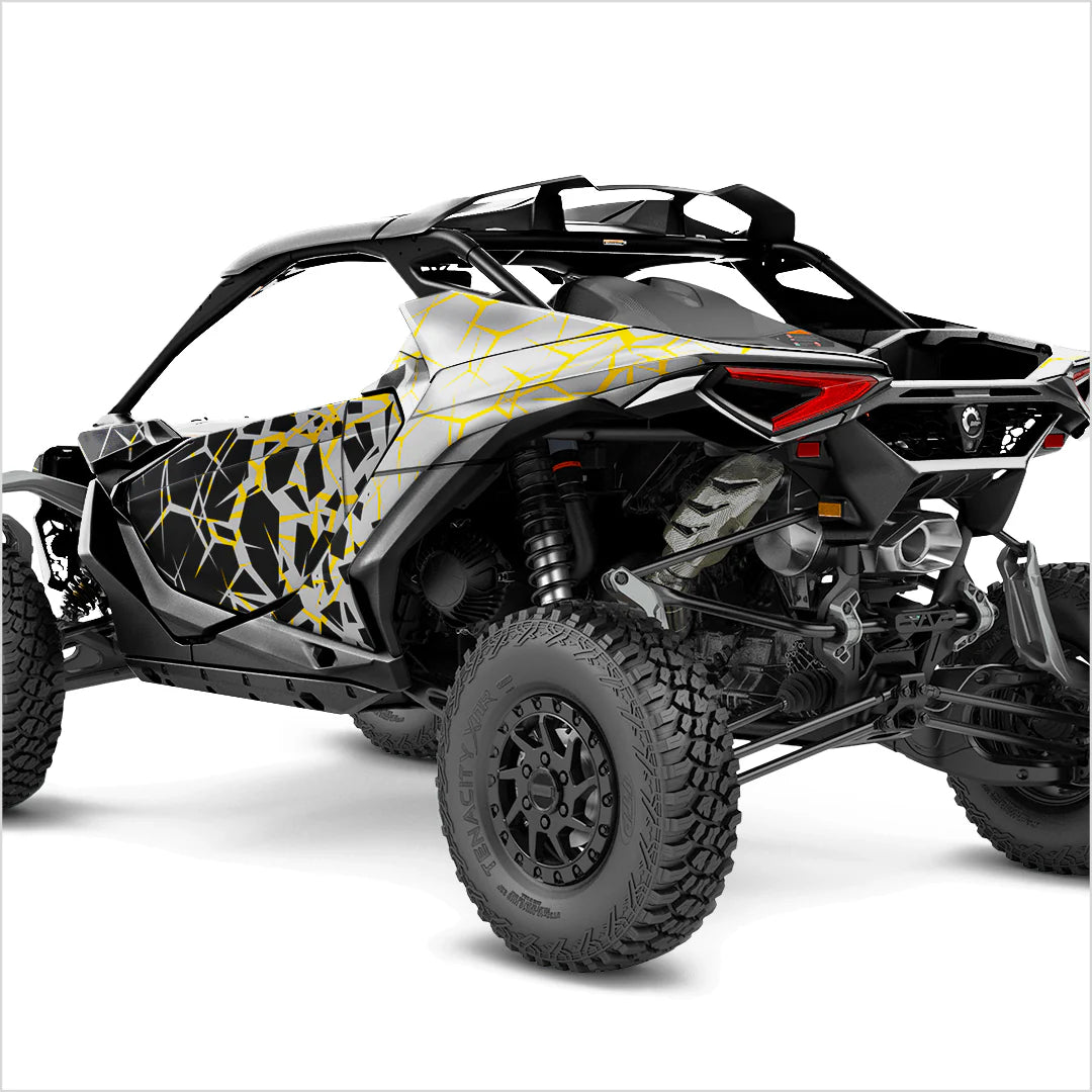 QUAKE design stickers for Can-Am Maverick R