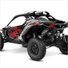 SHADED-ontwerpstickers voor Can-Am Maverick R