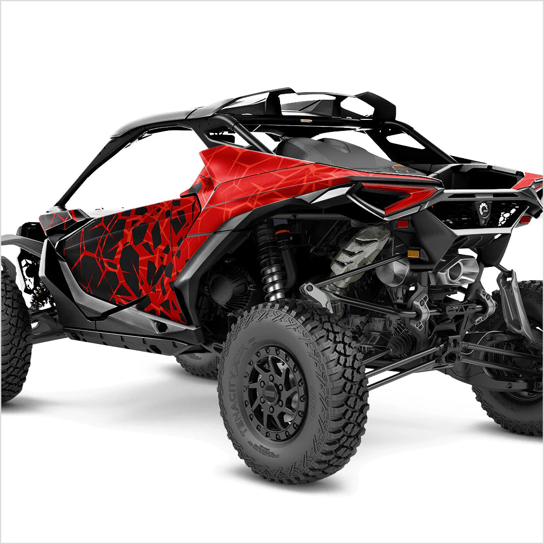 Quake-Design-Aufkleber für Can-Am-Maverick R.