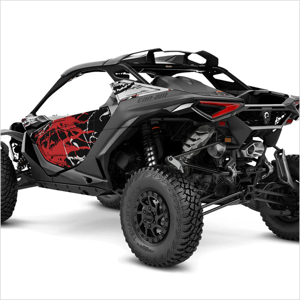 SHADED design stickers for Can-Am Maverick R