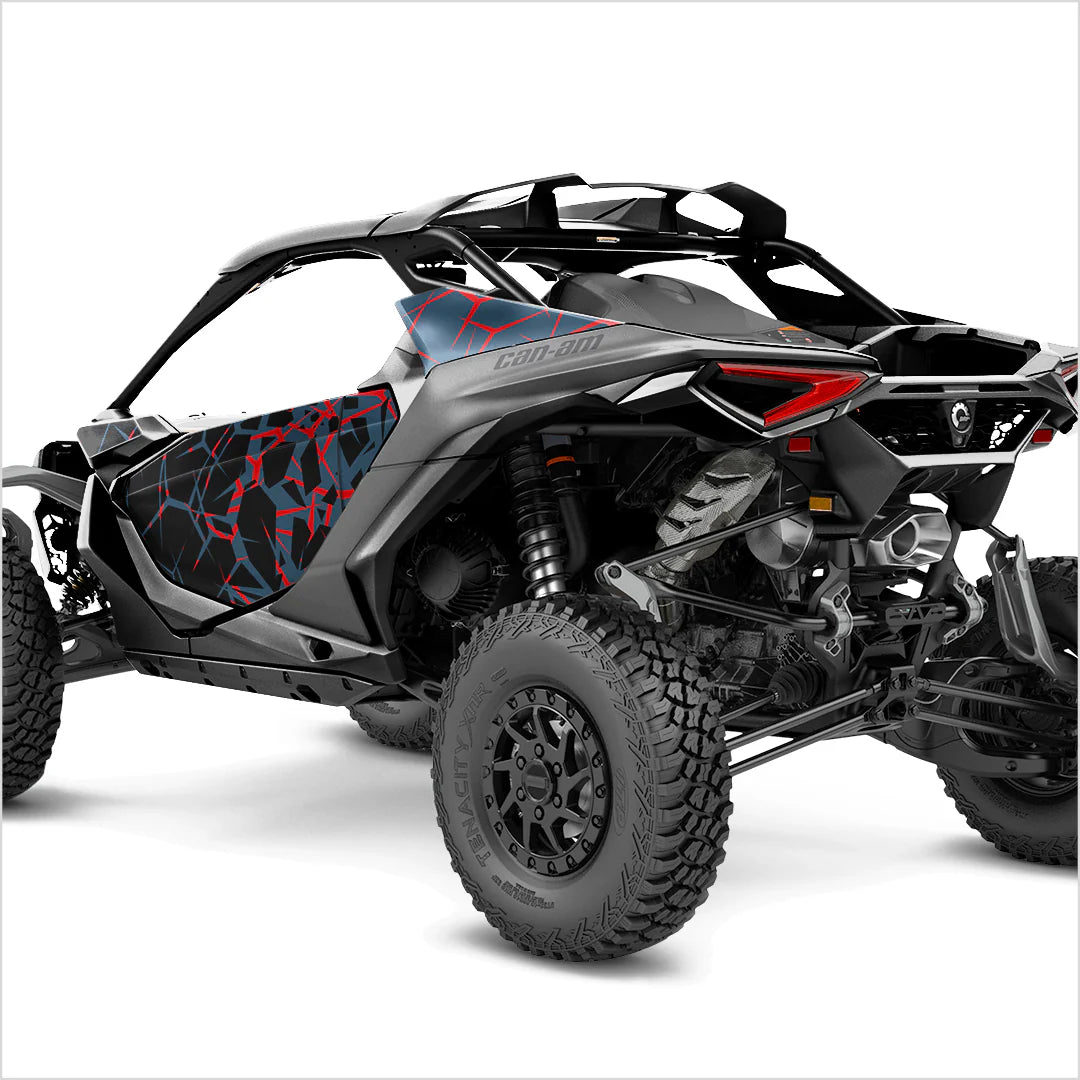 Adesivos de design de terremoto para Can-Am Maverick R