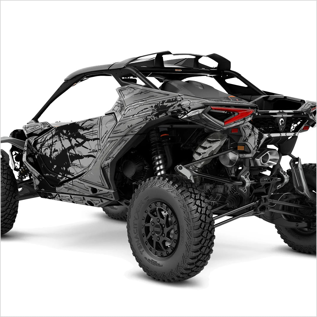 SHADED design stickers for Can-Am Maverick R