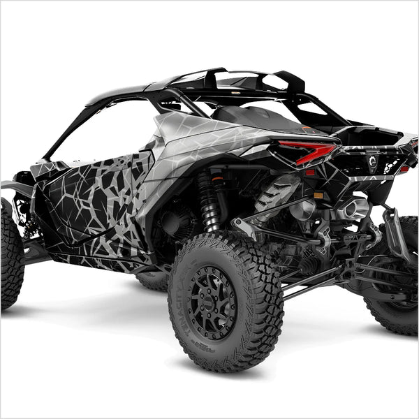 Autocollants de conception du tremblement de terre pour Can-Am Maverick R