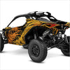 SHADED design stickers for Can-Am Maverick R