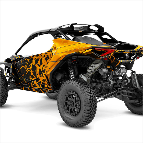 Autocolante de design QUAKE pentru Can-Am Maverick R