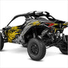 SHADED-ontwerpstickers voor Can-Am Maverick R