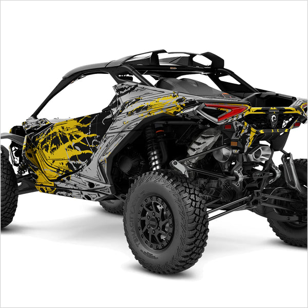 SHADED design stickers for Can-Am Maverick R