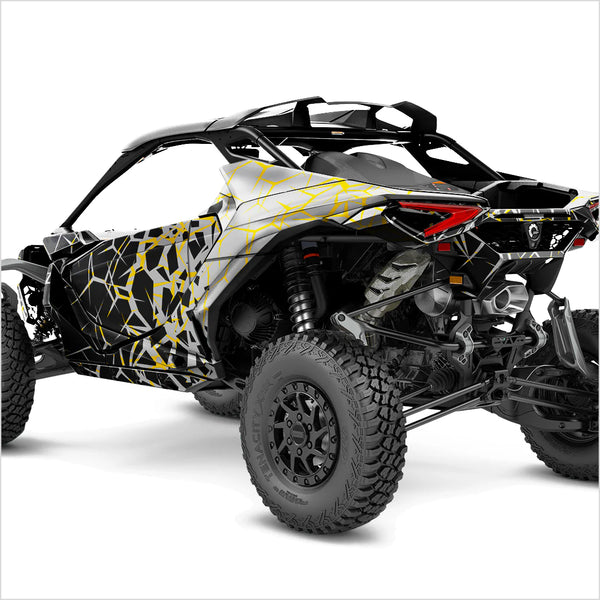 QUAKE design stickers for Can-Am Maverick R