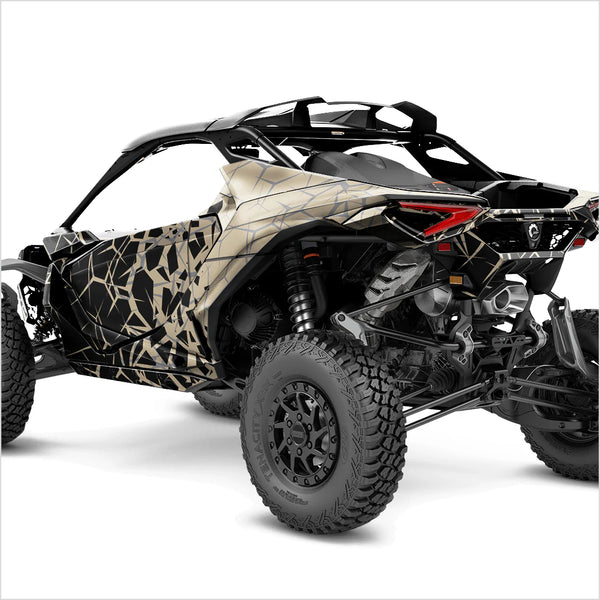 Autocolante de design de cutremur pentru Can-Am Maverick R