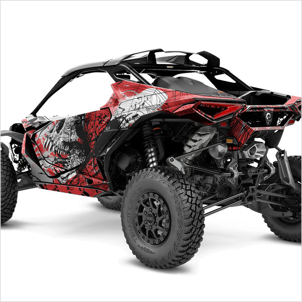 Дизайнерские наклейки SYMBIOTE для Can-Am Maverick R