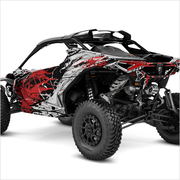 SHADED design stickers for Can-Am Maverick R