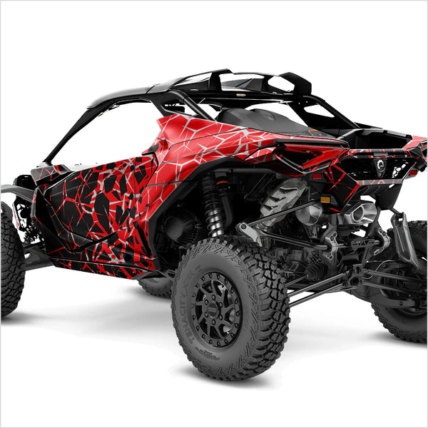 Autocolante de design de cutremur pentru Can-Am Maverick R