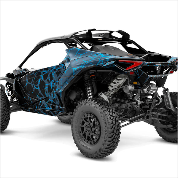 Autocollants design QUAKE pour Can-Am Maverick R