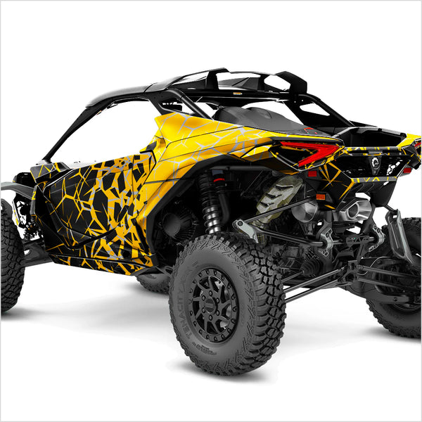 Autocolante de design QUAKE pentru Can-Am Maverick R