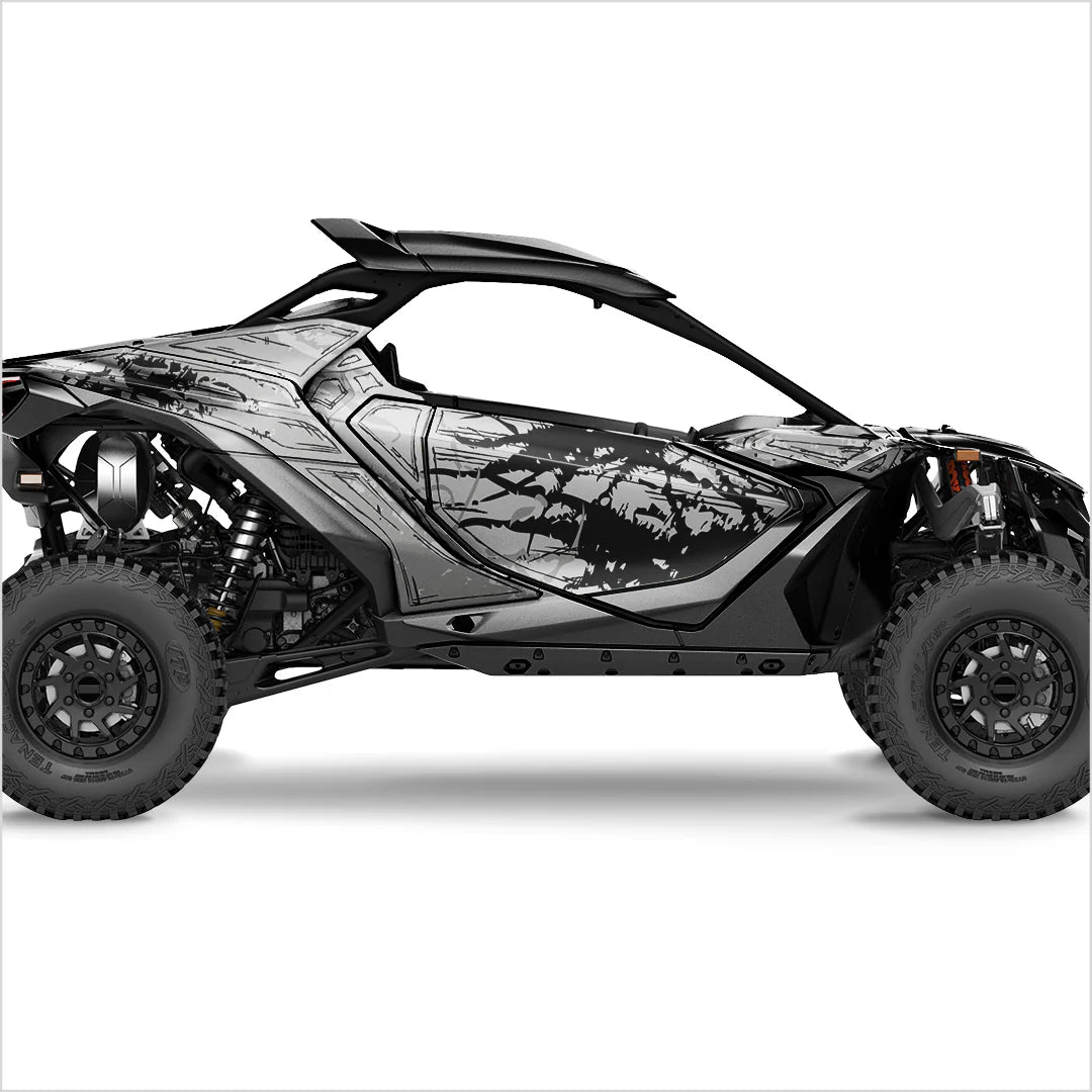 SHADED design stickers for Can-Am Maverick R