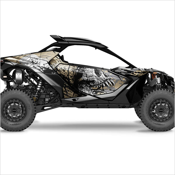 Дизайнерские наклейки SYMBIOTE для Can-Am Maverick R