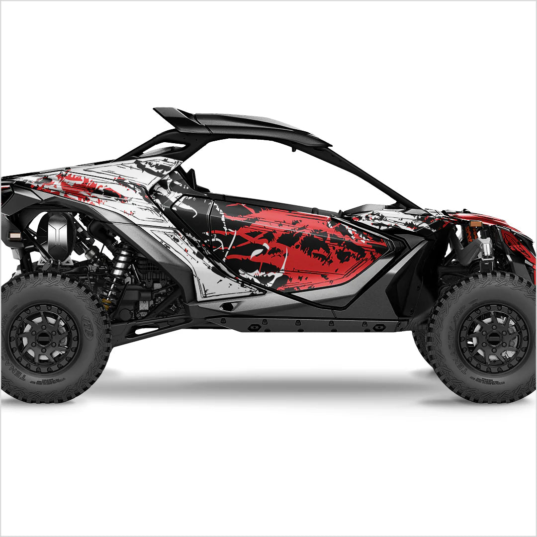 SHADED design stickers for Can-Am Maverick R