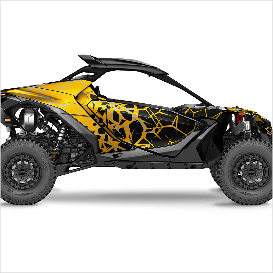 QUAKE design stickers for Can-Am Maverick R