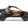 SHADED design stickers for Can-Am Maverick R