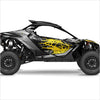 SHADED design stickers for Can-Am Maverick R