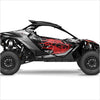 SHADED design stickers for Can-Am Maverick R