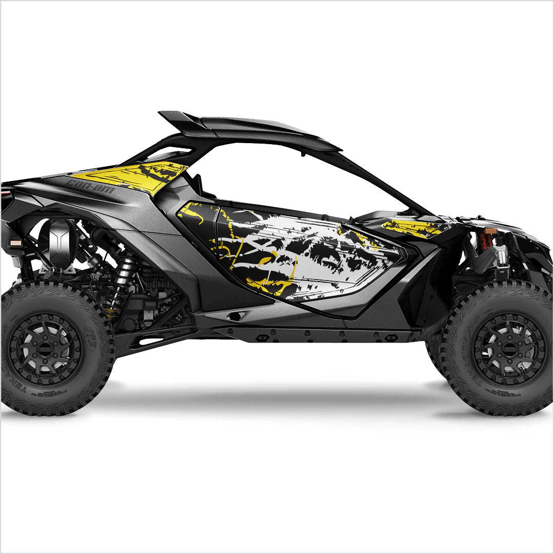 SHADED-ontwerpstickers voor Can-Am Maverick R