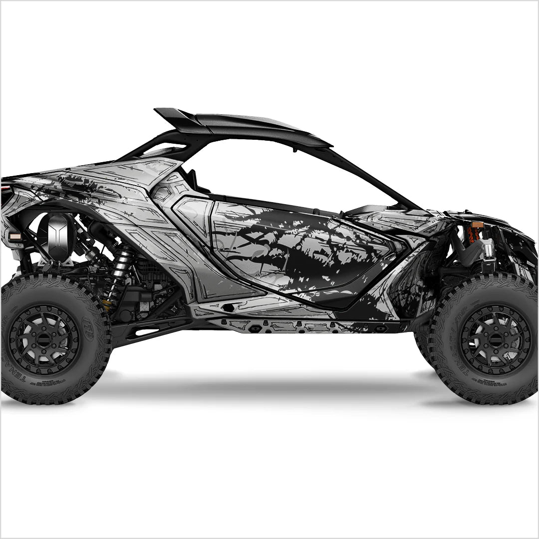 SHADED design stickers for Can-Am Maverick R