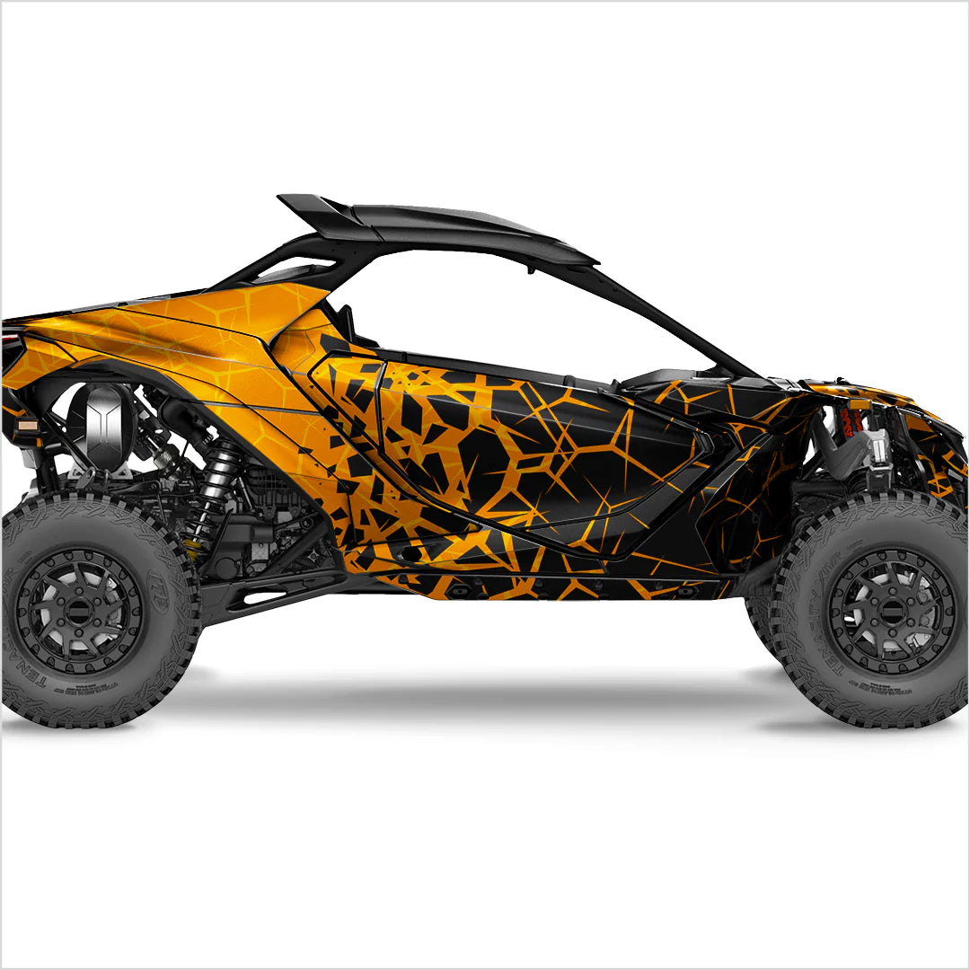 QUAKE design stickers for Can-Am Maverick R