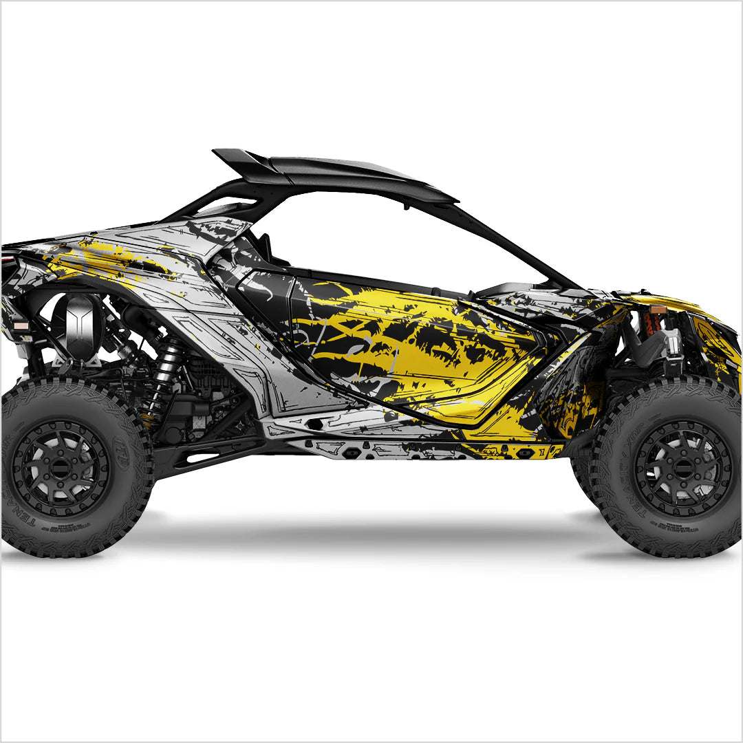 SHADED design stickers for Can-Am Maverick R