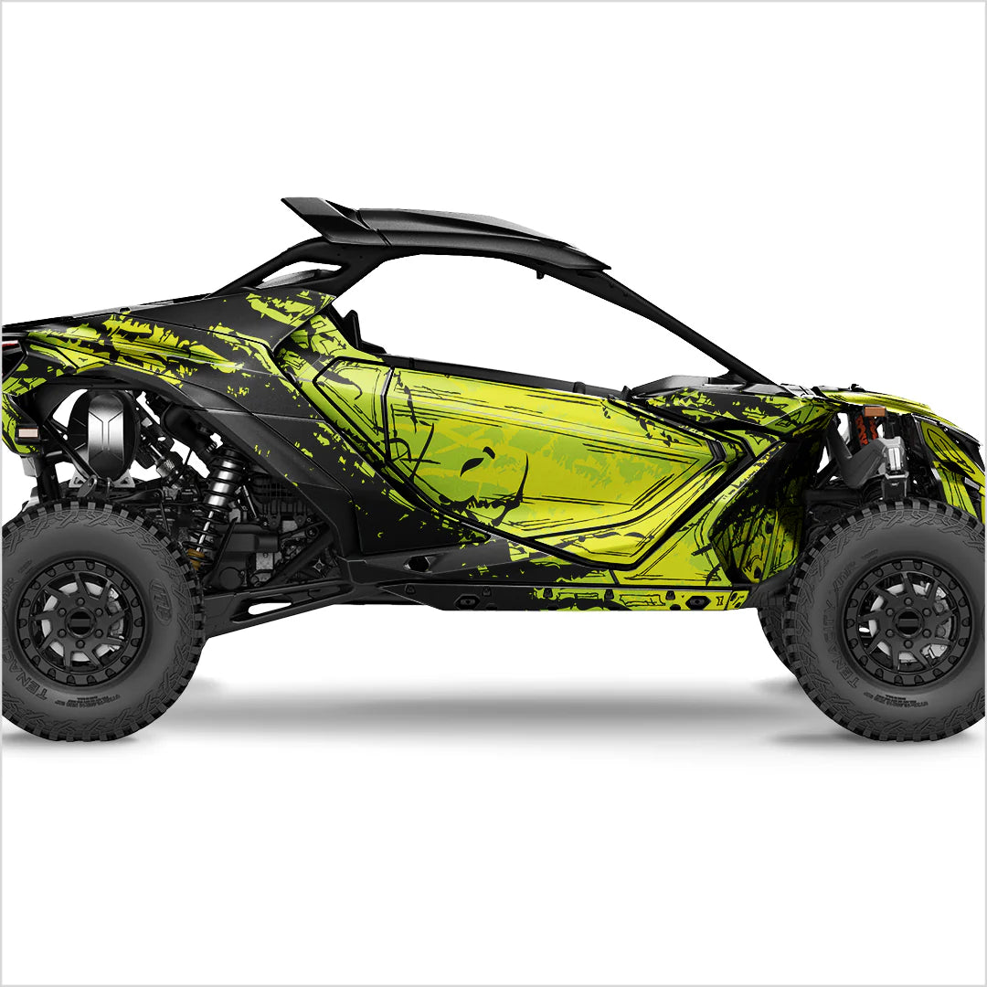 SHADED design stickers for Can-Am Maverick R