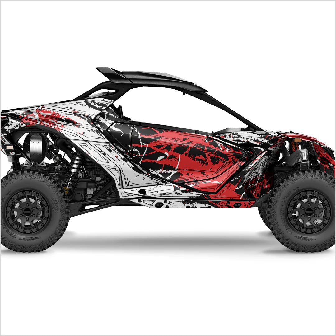 SHADED design stickers for Can-Am Maverick R