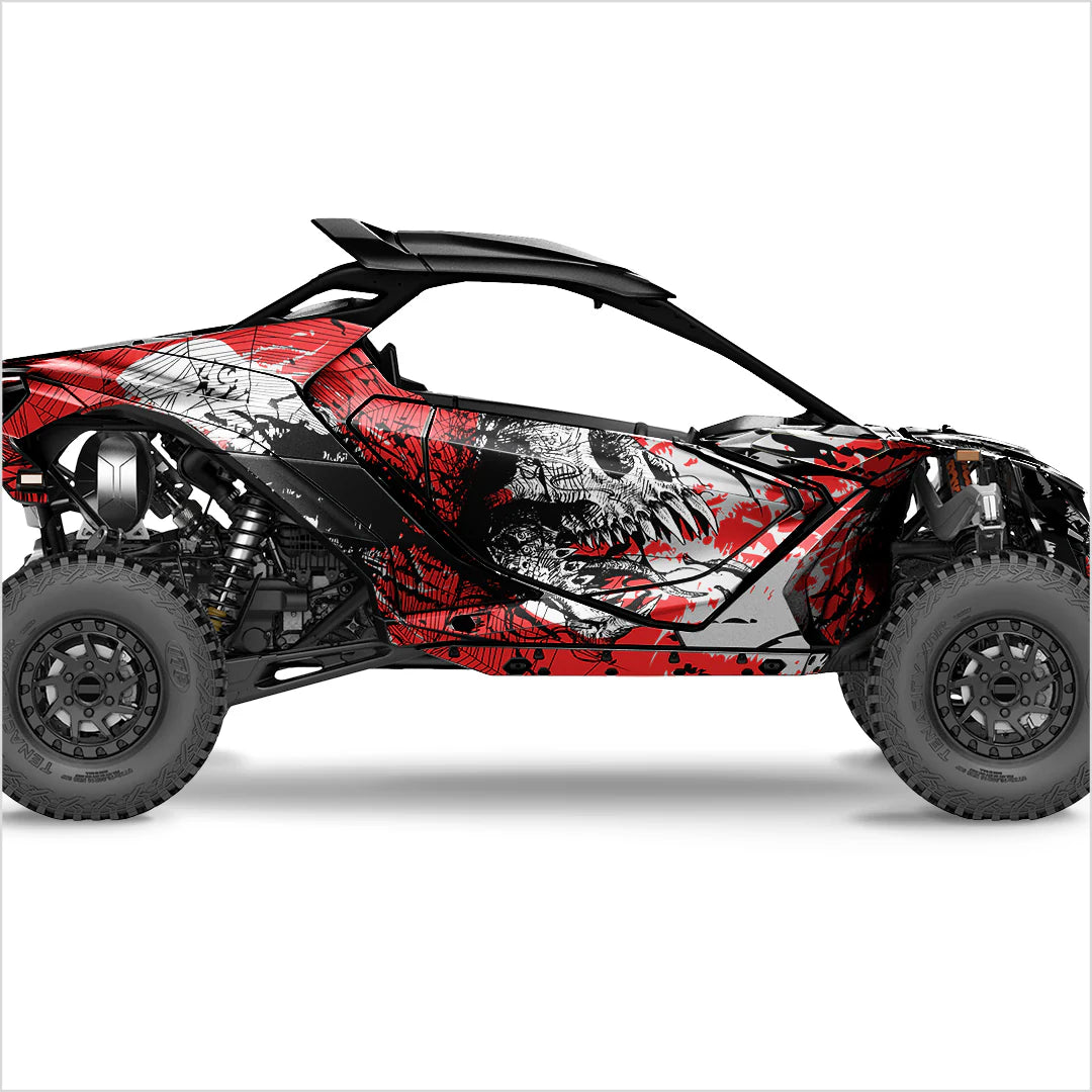 Symbiote-Design-Aufkleber für Can-Am-Maverick R.